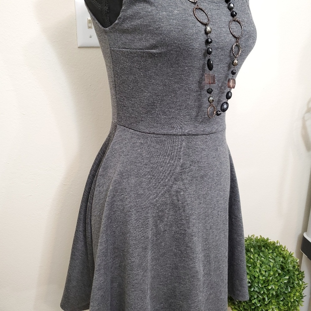 Vibe Sportswear Grey A-line Dress - Picture 2 of 6